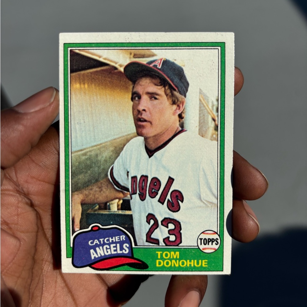 Tom Donohue Angels Baseball Card